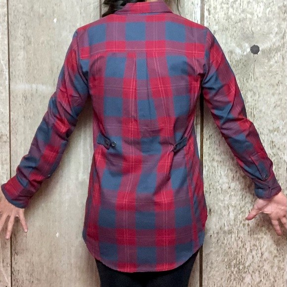 Fly Low red Brigitte Tech Flannel XS - Picture 2 of 8